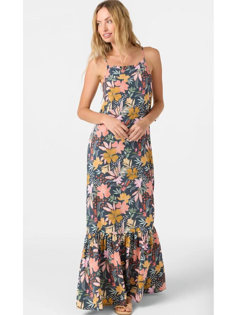 O'Neill Arynn Maxi Dress Medium - Picture 3 of 7